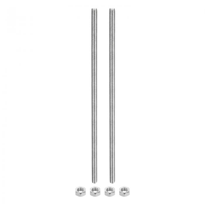 uxcell 2ѥå M8 x 300mm ե륹åɥå 4ѥå ϻѥʥåդ 1.25mm åɥԥå 304ƥ쥹 ͤåɥСå