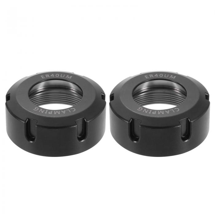 uxcell 2個 クランピングER40UM（M50）コレットクランピングナット CNCフライス盤ホルダーれーザー用