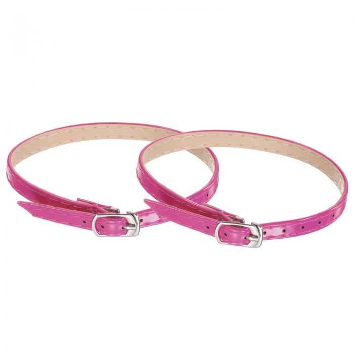 uxcell 2個 ハイヒールシューストラップ 取り外し可能なアンクルシューレースストラップ 女性用 ルーズ..