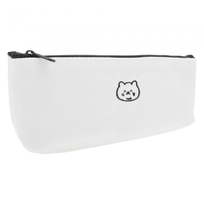 CAPASTEC ペンケース 筆箱 文房具 スリム シンプル 大容量 かわいい 軽量 ビジネス 高校生 生徒 1個 ホ..