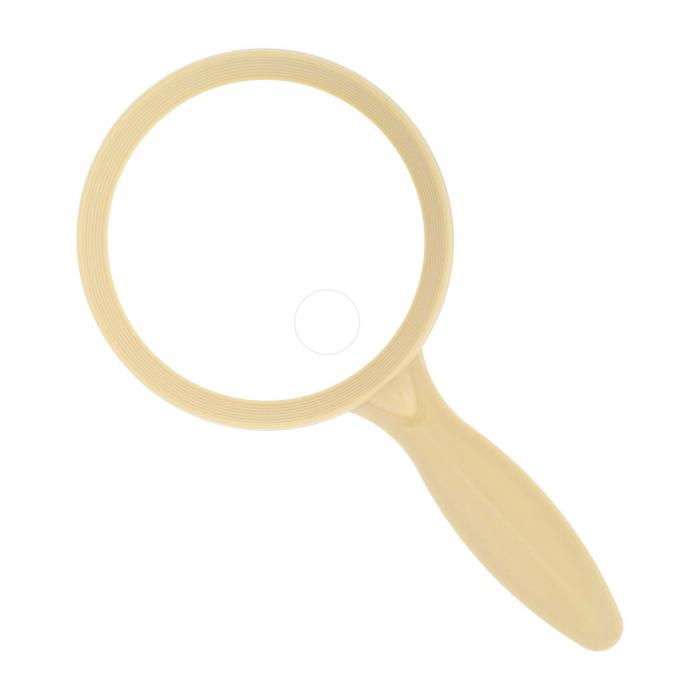 GLIDESMOOTH 拡大鏡 手持ちルーペ 3倍拡大 見やすい 携帯便利 シンプル 地図 雑誌 新聞 読書用 自然探..