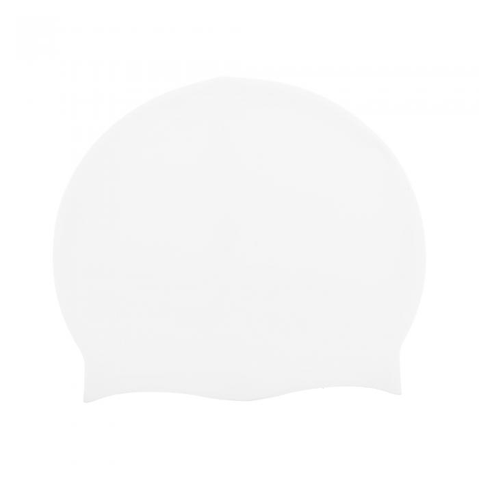 CAPASTEC 水泳キャップ スイムキャップ 水泳帽 シリコンキャップ 男女兼用 防水 スイミングキャップ プール 水泳 競泳用 伸縮性良い フリーサイズ 白