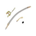 Motoforti 1セット135度の銅製タイヤバルブ延長子 耐久性のあるステンレス製300mmタイヤバルブ延長子 車両用 オートバイ用 RV用 トラック用 自転車用(4)