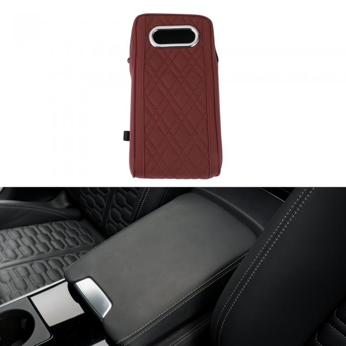 TUCKBOLD 車用センターコンソールカバー 車用アームレストカバー ティッシュボックス付き 13.39