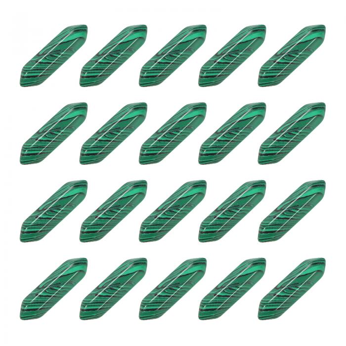 PATIKIL ワンド水晶ストーン 20個のナチュラル水晶磨きラブ宝石ローズクォーツポケットバルクセットバ..