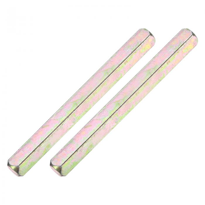 M METERXITY 2個入り ドアノブスピンドル 3 x 0.3"/ 80 x 8 mmアイアンスクエアスピンドル交換用ドアハ..