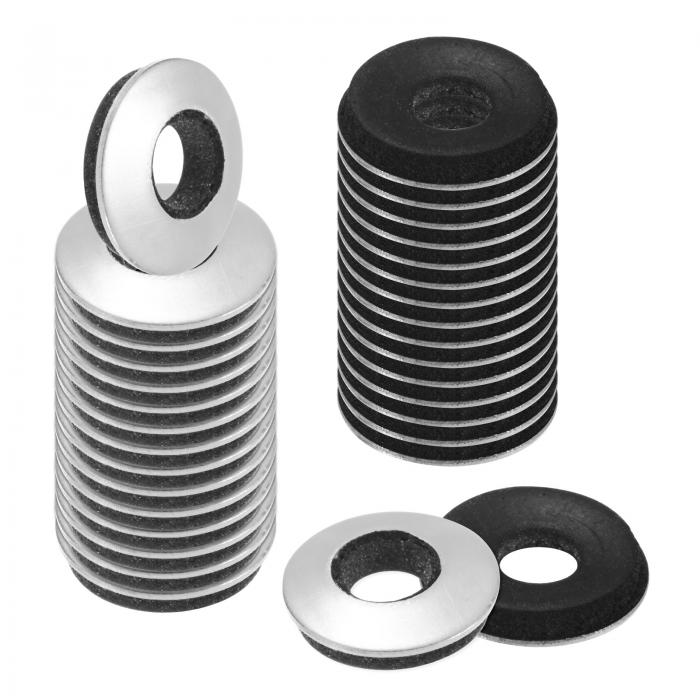 M METERXITY 100パックEPDMボンデッドシーリングラバーワッシャー 304ステンレススチール#12 x 1/2" OD..