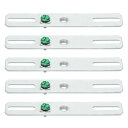 PATIKIL 100mm ライトクロスバーキット 5セット ユニバーサルライト 止め金具 照明器具取付け シェード固定用 1/4
