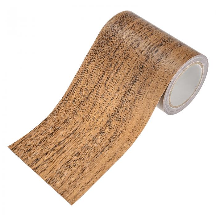 M METERXITY 1巻 木目修理テープ 3.15" x 15フィート 質感リアルな自己粘着性木製床テープ 接点ペーパ..