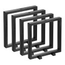 uxcell 4個 3D浮動ディスプレイケース 7.1 x 7.1 x 0.8