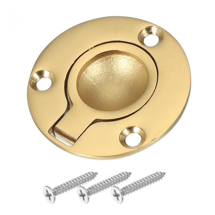 PATIKIL 2インチ フラッシュプルリングハンドル、316ステンレススチールラウンド埋め込みドアプル隠し..