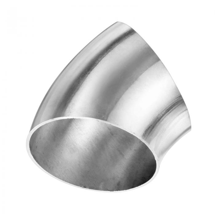M METERXITY OD 2.1" 45度マンドレルベンドエルボー 厚さ1.5 mm 304ステンレス鋼排気エルボーパイプ 車..