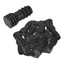 M METERXITY 25個入り ドリップ灌漑バーブ継手 3/8"エンドプラグチュービングコネクタプラスチックカップリング灌漑部品 庭園/温室/水槽/花ポット用 ドリップパイプアクセサリー
