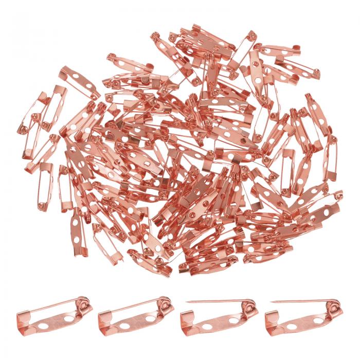 M METERXITY 120個入りバーピン 0.8"ブローチピンバック スセーフティクラ スプ バッジ/名札/コサージ..