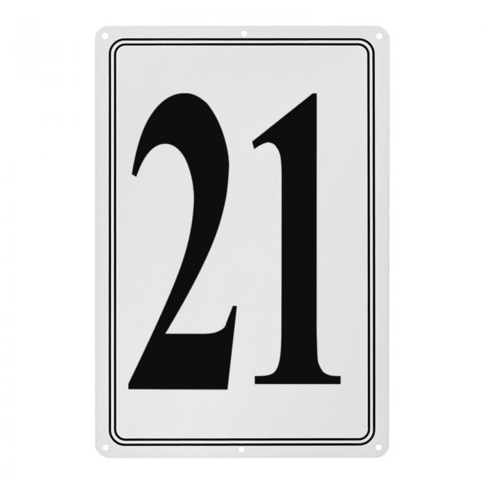 M METERXITY アルミナムナンバーサイン21 11.8" ハウスナンバーとメタルレター パーキングスポットレタ..