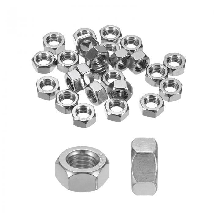 M METERXITY 50個入り メトリック六角ナット M12 x 1.75mm ステンレス鋼 六角ナット メトリックナット ..