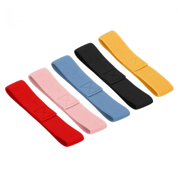 uxcell 5本セット ランチバンド お弁当ベルト ゴムバンド ランチベルト 食器固定 こぼれ防ぐ 弁当箱バ..