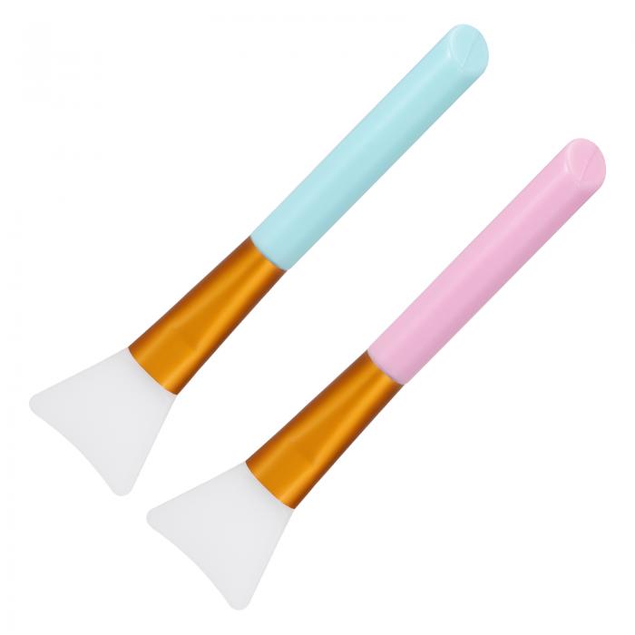 uxcell シリコンエポキシタワシ ブルー ピンク アプリケーター DIY タワシ エポキシ樹脂カップ作成用 2..