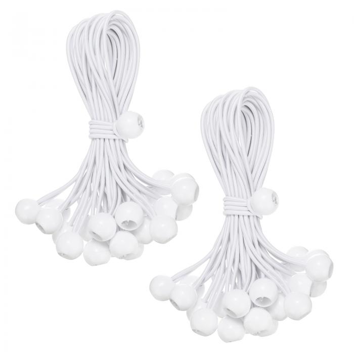 M METERXITY 50パック ボールバンジーコード 9" 高弾性キャノピー用タープタイダウンバンジーボール キ..