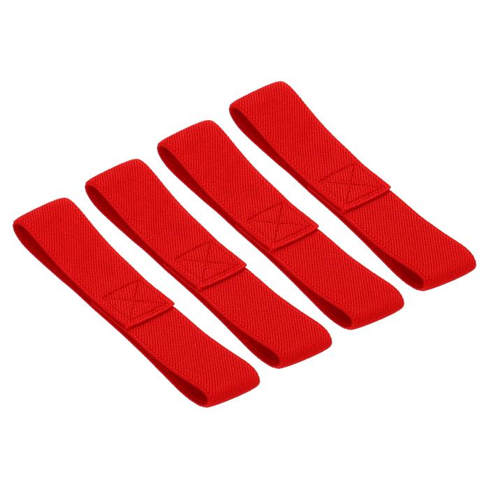 uxcell 4本セット ランチバンド お弁当 ゴムバンド ランチベルト 食器固定 こぼれ防ぐ 弁当箱 バンド ..