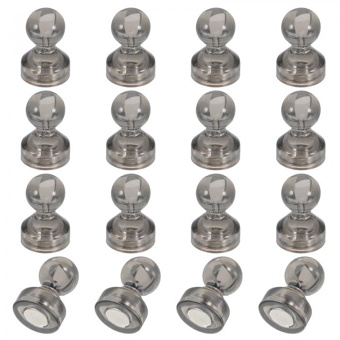 PATIKIL 16個のマグネットプッシュピン、0.7x0.5" 強力な冷蔵庫マグネット 磁気ホワイトボード装飾用画..