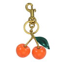 PATIKIL チェリーキーホルダー レディース バッグ 財布 装飾 かわいいチェリーアクセサリー キーリングとクリップ付き ハンドバッグ キー 車 リング オ...