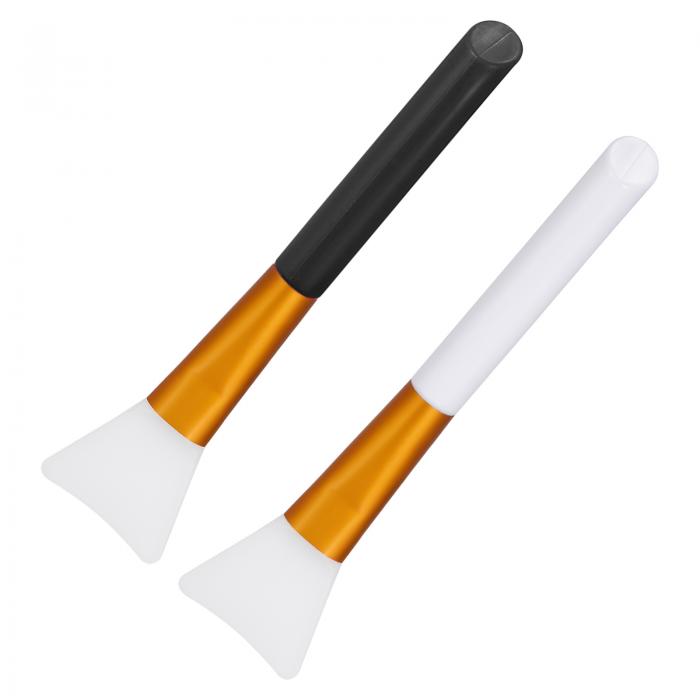 uxcell シリコーンエポキシタワシ 黒 ホワイト アプリケーター DIY タワシ エポキシ樹脂カップ作成用 2..