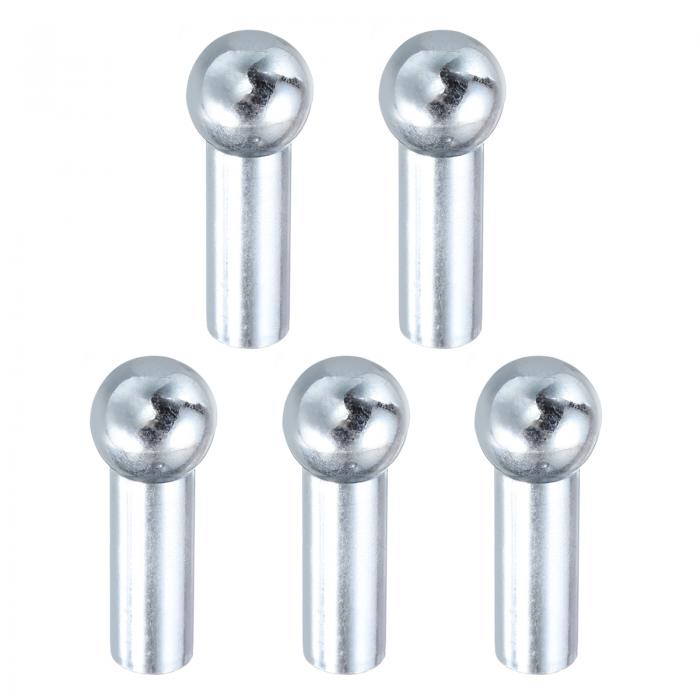 PATIKIL ケーブルボールストッパー 6mmケーブルフィットネス機器エクササイズワイヤーロープポートジョイント交換部品用の5個のジムマシンアクセサリー ホームジム用