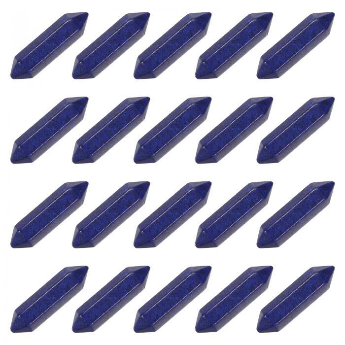 PATIKIL ワンド水晶ストーン 20個のナチュラル水晶磨きラブ宝石ローズクォーツポケットバルクセットバランシング瞑想ギフト 母親女性誕生日用 ブルー