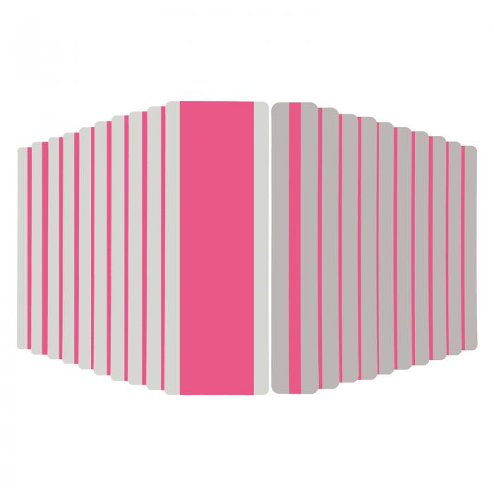 PATIKIL 22個のディスレクシア読書ツール 2サイズの読書トラッカーガイド読書ストリップ カラーオーバーレイハイライトブックマーク 教師用 ローズレッド