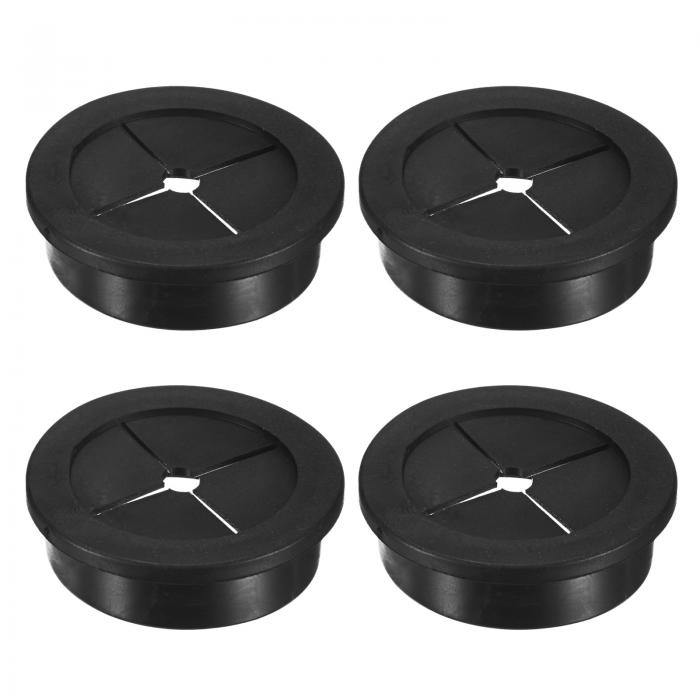 M METERXITY 配線用ラバーグロメット4個セット 40mmデスクグロメット 両面フレキシブルケーブルコード..