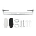 PATIKIL 105mm 照明器具取付けブらケット 1セット ユニバーサルライト 止め金具 照明器具 シェード固定用 鋼製 クロスバー ホーム ペンダント 壁...