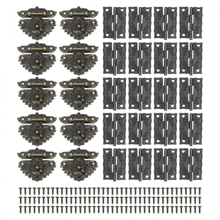 M METERXITY 10個入り宝石ボックスヒンジ 2.67