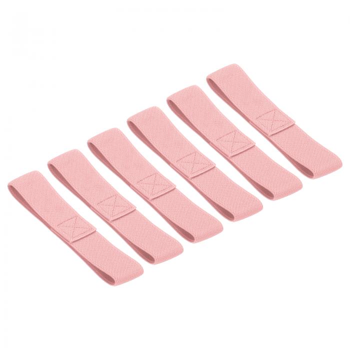 uxcell 6本セット ランチバンド お弁当 ゴムバンド ランチベルト 食器固定 こぼれ防ぐ 弁当箱 バンド ..