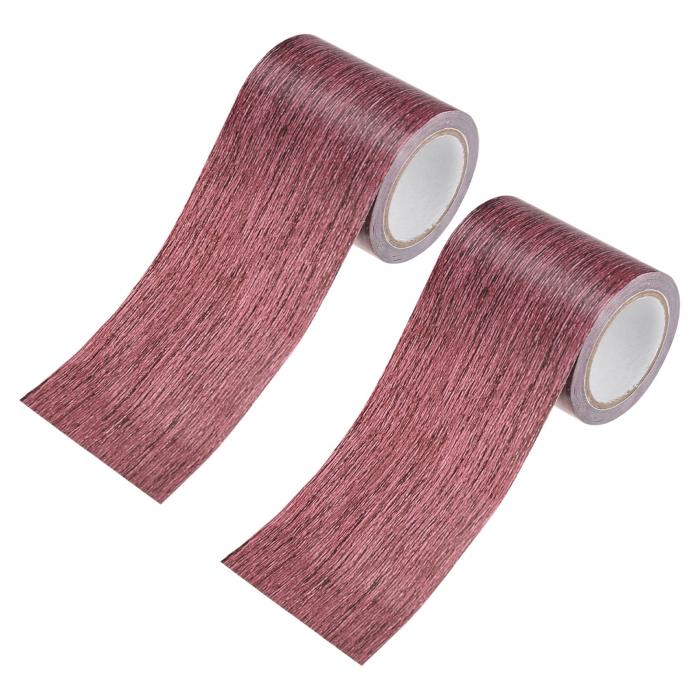 M METERXITY 2巻 木目修理テープ 2.24" x 15フィート 質感リアルな自己粘着木製床用テープ接点ペーパー..