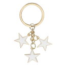 PATIKIL 女性向けかわいいスターキーチェーン エナメル装飾エステティックキーチェーンカーキーリングペンダントキーチェーン ハンドバッグ&バッグ&イヤホンケ...