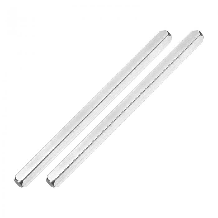 M METERXITY 2個入り ドアノブスピンドル 5 x 0.3"/ 130 x 7 mmアイアンスクエアスピンドル 窓ハンドル..