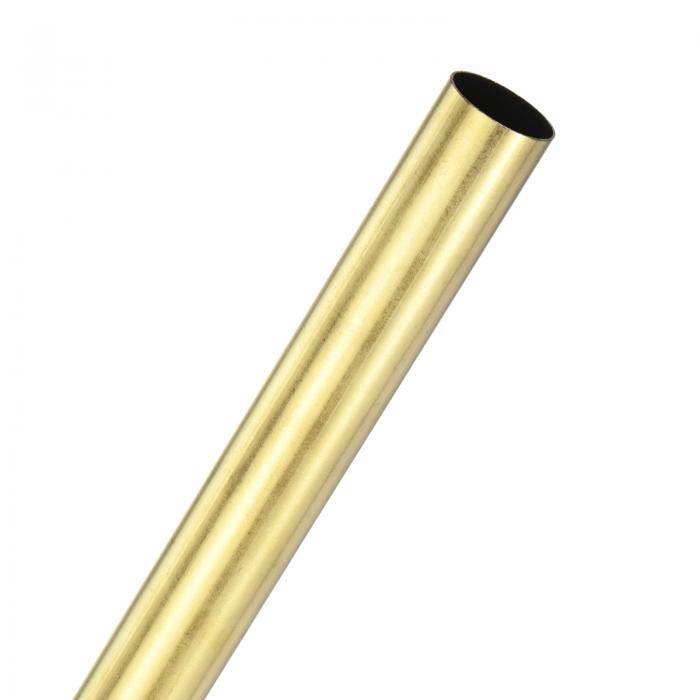 M METERXITY 1パック 200mm 真鍮丸管 外径19mm 壁厚0.5mm H65 真鍮シームレスチューブ 建設/機械加工/DIYクラフト用 金属直管 [0.75x0.02x8インチ]