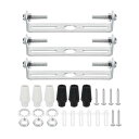 PATIKIL 80mm 照明器具取付けブらケット 3セット ユニバーサルライト 止め金具 照明器具 シェード固定用 鋼製 クロスバー ホーム ペンダント 壁ラ...