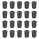 PATIKIL 5mm 発光ダイオードホルダー 60個 プラスチック製ロングLEDホルダークリップ取り付け ブ ラケットソケットキャップ ランプ電球ベゼルマウントパネルLEDディスプレイ用 黒
