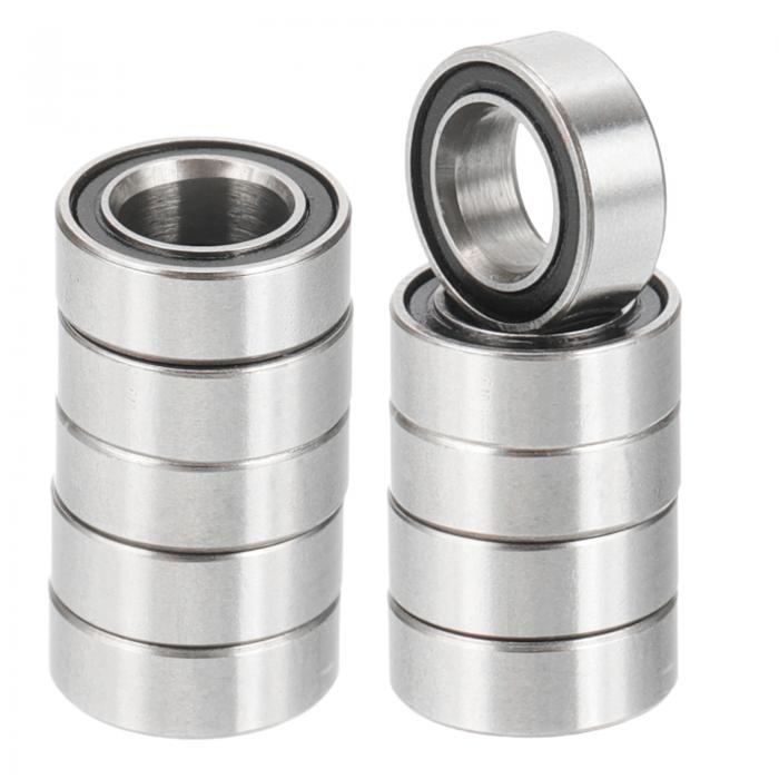 PATIKIL MR74-2RS 深溝玉軸受 4mm x 7mm x 2.5mm 10個パック ダブルゴムシール付きミニチュアベアリン..