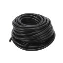 Hihaha 電気接地ワイヤー 自動車用電源ワイヤー 49FT ブラック TC 1本 18AWG 8芯 完全絶縁 ソフトタッチジャケット ユニバーサル