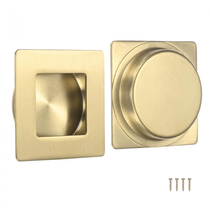 M METERXITY 2個パック 埋め込み式フィンガープル 2.75インチ 304ステンレススチール スライド式クロー..