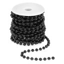 PATIKIL 10 M パールストリング 8 mm クラフトパールビーズ ガーランド フォークビーズ スプール ロール ストランド パール チェーントリム ウ...