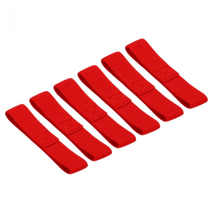 uxcell 6本セット ランチバンド お弁当 ゴムバンド ランチベルト 食器固定 こぼれ防ぐ 弁当箱 バンド ..