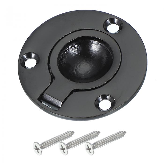 PATIKIL 2インチ フラッシュプルリングハンドル、316ステンレススチールラウンド埋め込みドアプル隠し..