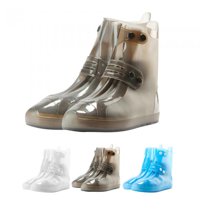 CAPASTEC シューズカバー 防水 靴カバー 2XLサイズ 29cm レインシューズカバー 雨靴カバー 適応靴サイズ目安26-26.5 グレー