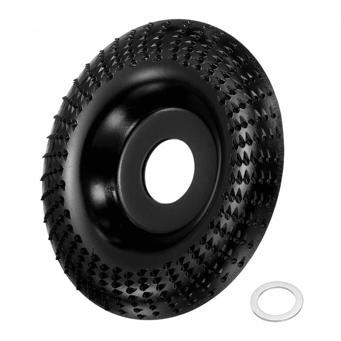 uxcell 木彫りディスクグラインダーホイール4"ロータリーツール彫刻サンディングディスクラジアルグラ..