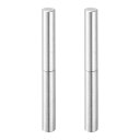 uxcell 2個 3-1/8" x 5/16" (L x D) ステンレス鋼溶接可能な着脱式バケットヒンジ メタルゲートスイングドアトレーラーランプ用 シルバー