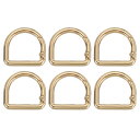 uxcell D 形スプリングスナップキーチェーンクリップ 27mm メタルトリガーキーチェーンフッククリップキーフックバックル 財布ウォレットベルトハードウェ...